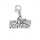 Tibetan Silver Clip on Charms For Bracelets - Zips - Phones - Stitch Markers