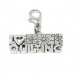 Tibetan Silver Clip on Charms For Bracelets - Zips - Phones - Stitch Markers