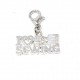 Tibetan Silver Clip on Charms For Bracelets - Zips - Phones - Stitch Markers