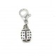 Tibetan Silver Clip on Charms For Bracelets - Zips - Phones - Stitch Markers
