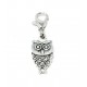 Tibetan Silver Clip on Charms For Bracelets - Zips - Phones - Stitch Markers