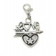 Tibetan Silver Clip on Charms For Bracelets - Zips - Phones - Stitch Markers