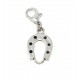 Tibetan Silver Clip on Charms For Bracelets - Zips - Phones - Stitch Markers