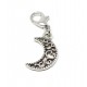 Tibetan Silver Clip on Charms For Bracelets - Zips - Phones - Stitch Markers