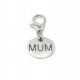 Tibetan Silver Clip on Charms For Bracelets - Zips - Phones - Stitch Markers