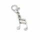 Tibetan Silver Clip on Charms For Bracelets - Zips - Phones - Stitch Markers