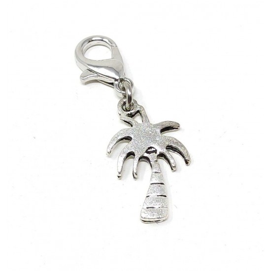 Tibetan Silver Clip on Charms For Bracelets - Zips - Phones - Stitch Markers