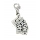 Tibetan Silver Clip on Charms For Bracelets - Zips - Phones - Stitch Markers