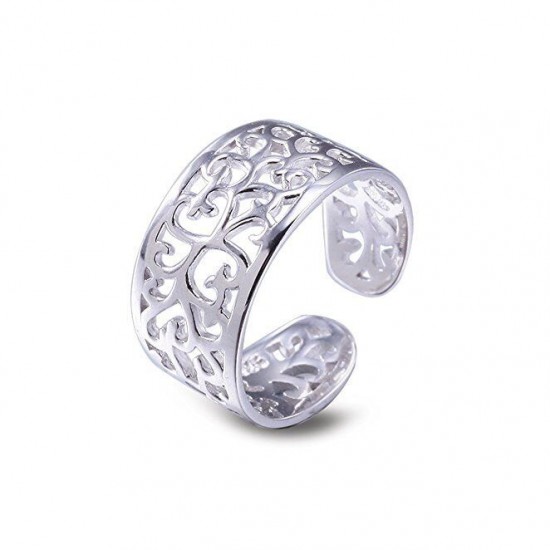 Mixed Design 925 Sterling Silver Adjustable Toe /Small Finger Rings