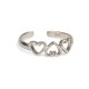 Mixed Design 925 Sterling Silver Adjustable Toe /Small Finger Rings