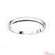 Toe Ring Adjustable 1.5mm Thin Band 925 Sterling Silver Toe Ring For Women UK