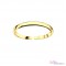 Toe Ring 14ct Gold-Plated Adjustable 1.5mmThin Band 925 Sterling Silver Toe Ring