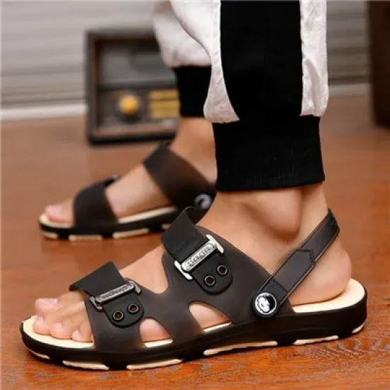 Male Fashion Plus Size Rubber Anti Skid Beach High Quality Sandals Men Casual Comfort Buckle Home & Outside Sandals E9250