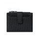 Portable Mens Bifold Wallet PU Leather Bifold Zip Around Wallets with ID Window Men Business Credit Card Holder Coin Purse