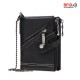 Men's Wallets Multifunctional RFID Blocking Leather Wallet with Chain Decor Credit Card Holder Bifold Compact Coin Purse for Men