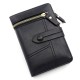 Women's Short Wallet Japanese Style Small PU Leather Credit Card Holder Case Wallet Zipper Coin Purse for Ladies Girls