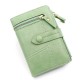 Women's Short Wallet Japanese Style Small PU Leather Credit Card Holder Case Wallet Zipper Coin Purse for Ladies Girls