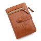 Women's Short Wallet Japanese Style Small PU Leather Credit Card Holder Case Wallet Zipper Coin Purse for Ladies Girls