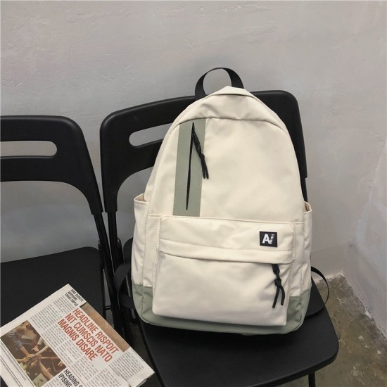 Casual Backpack For Men, Trendy And Simple College Student Nylon Schoolbag, Trendy Korean Version For Women, Ins Style Backpack